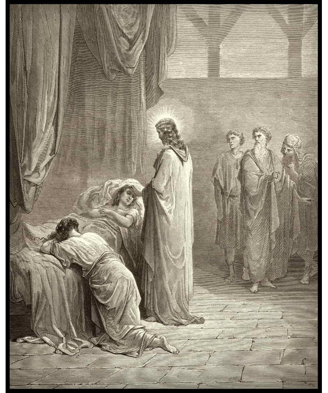 Jesus raises the daughter of jairus