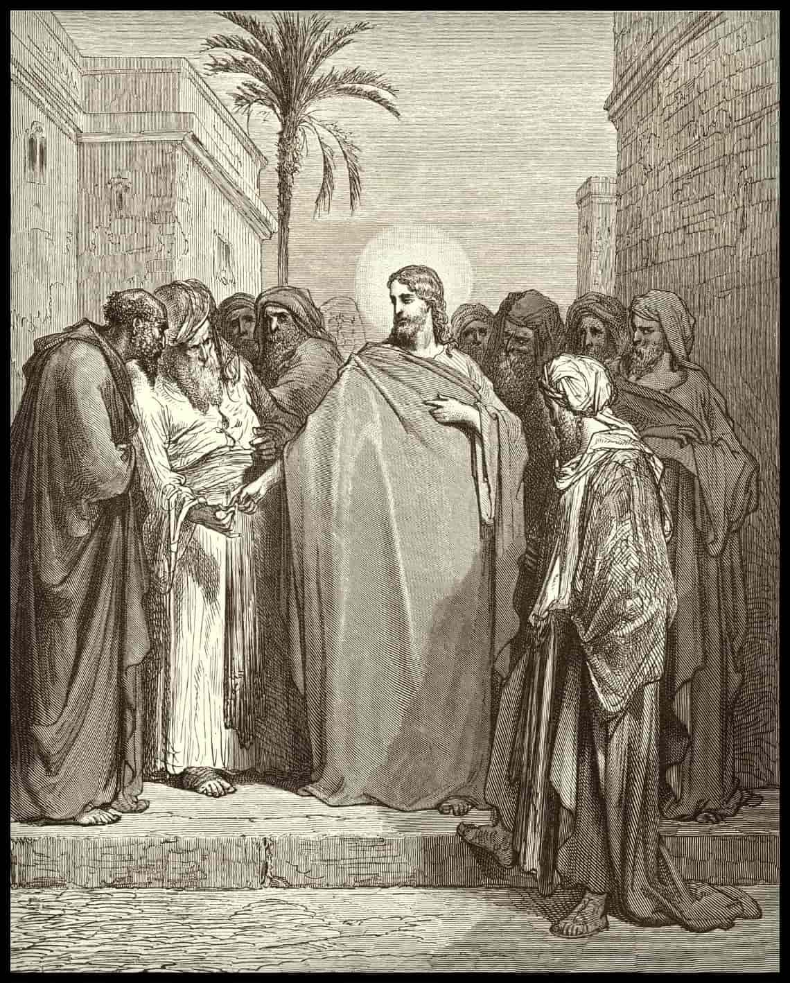 Jésus répond à propos de l'argent du tribut