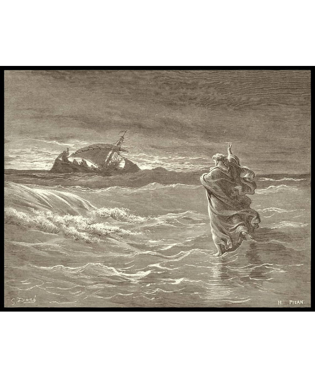 Jesus walks on the sea