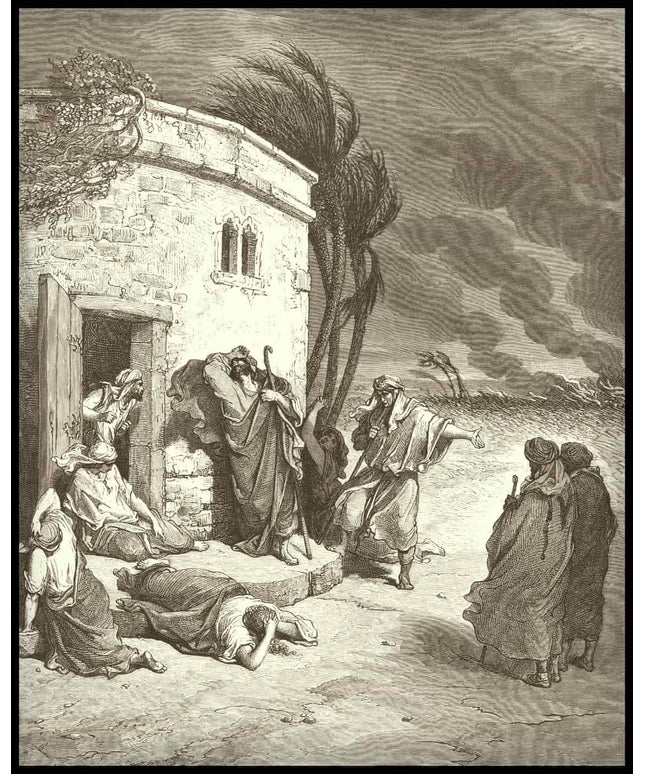 Job hears of his misfortunes