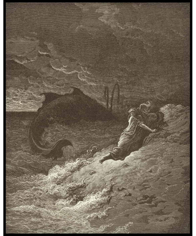 Jonah is spewed forth by the whale