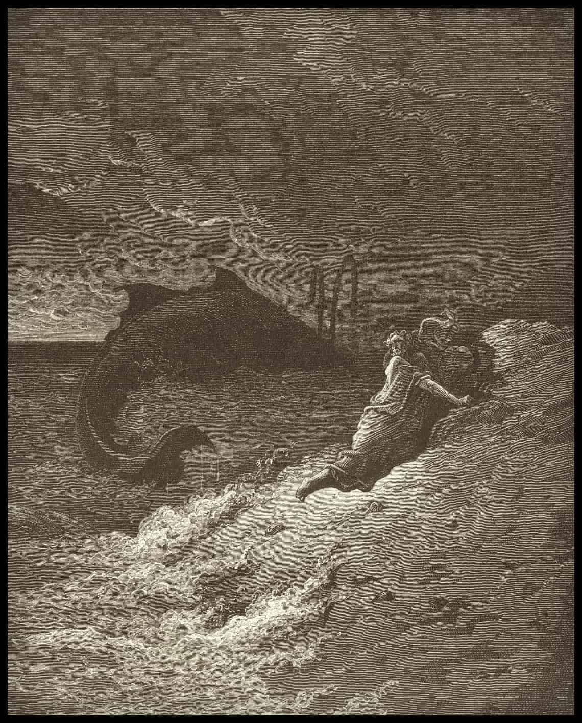 Jonah est emporté par la baleine
