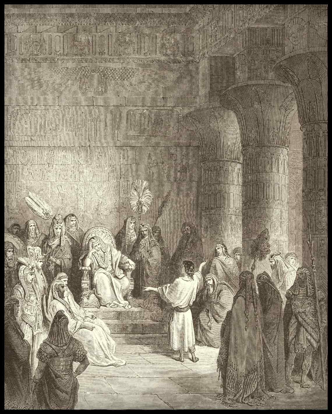 Joseph interprète le rêve du pharaon