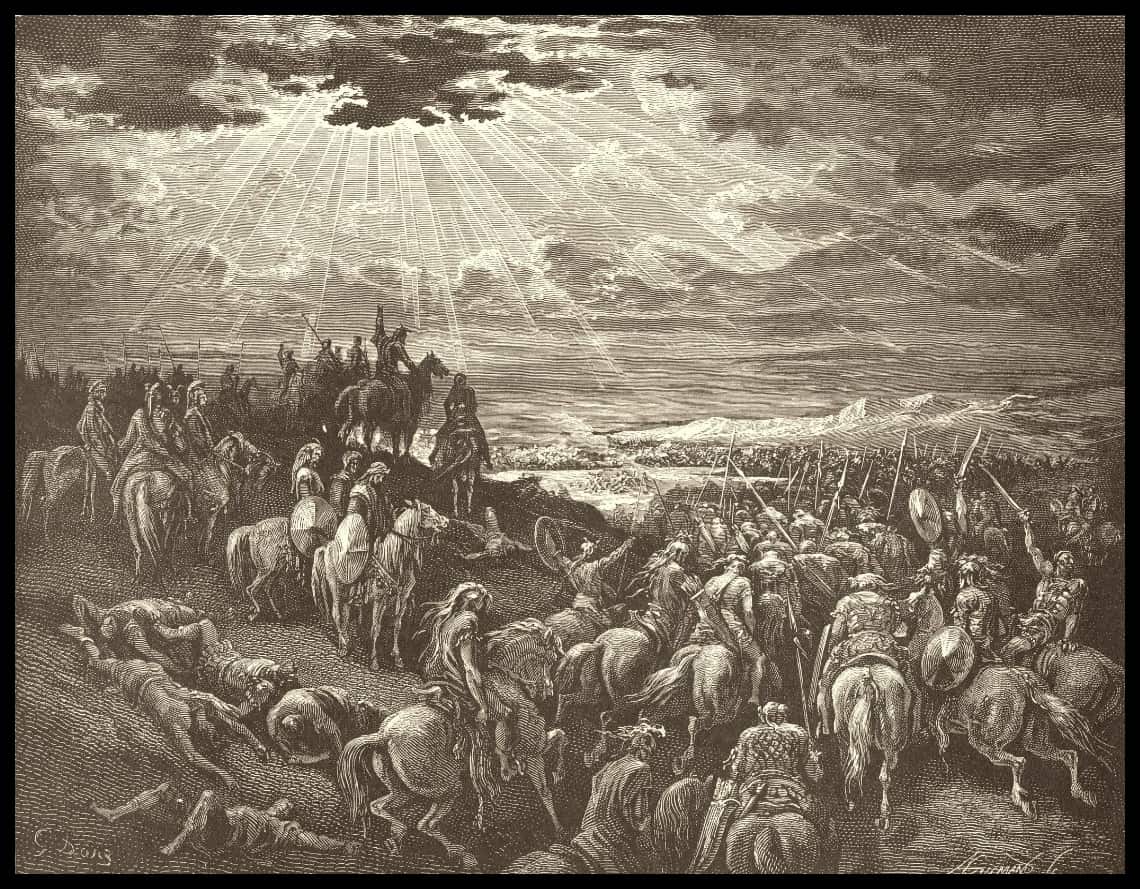 Joshua ordonne au soleil de s'arrêter