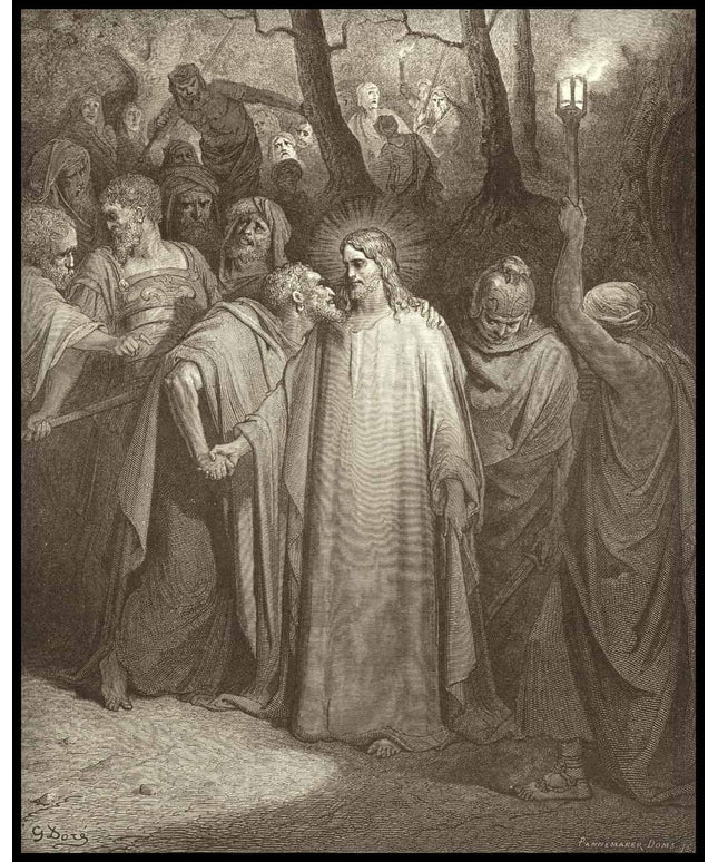Judas betrays jesus