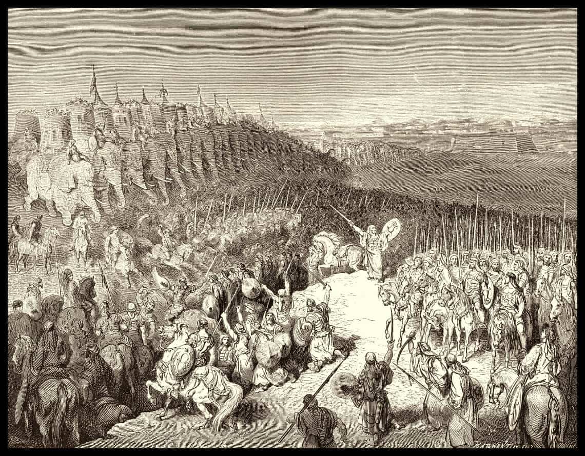 Judas maccabeus befoe the army of nicanor