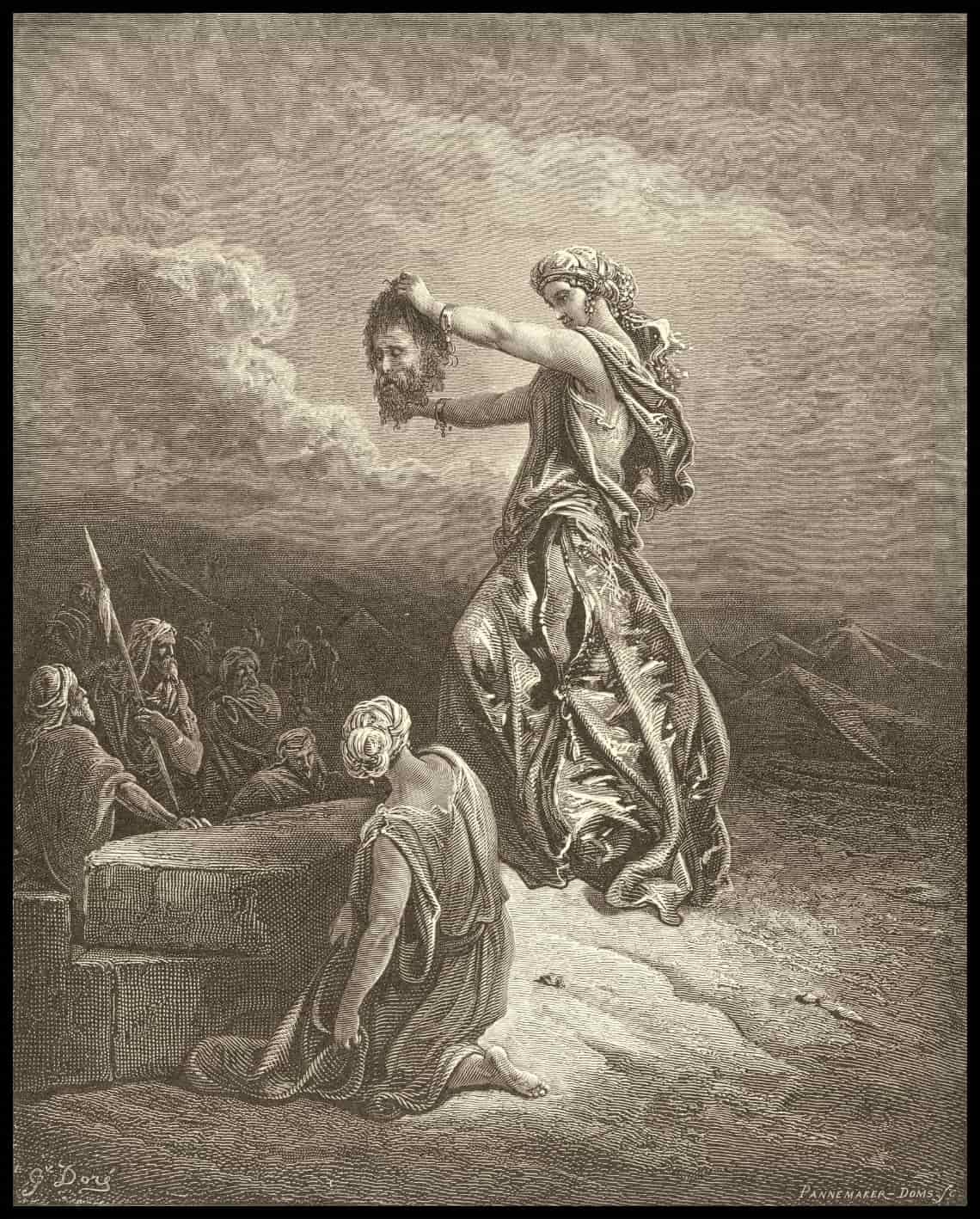 Judith montre la tête d'holopherne