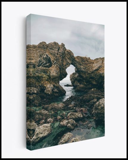 Rock Formation Coast Canvas