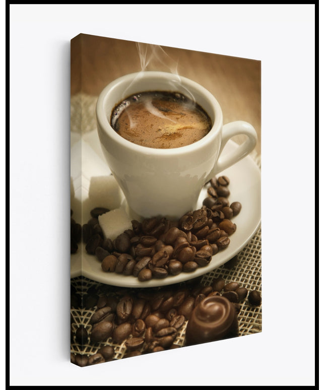 Kaffee Leinwand
