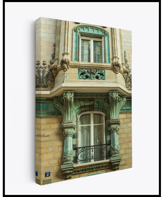 Paris Balkon Leinwand