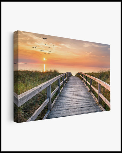 North Sea Beach Canvas