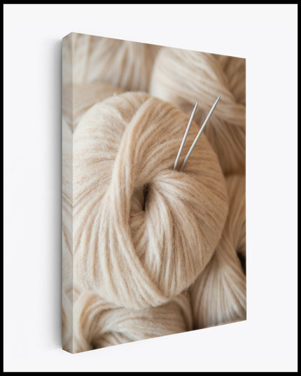 Wool Ball Beige Canvas