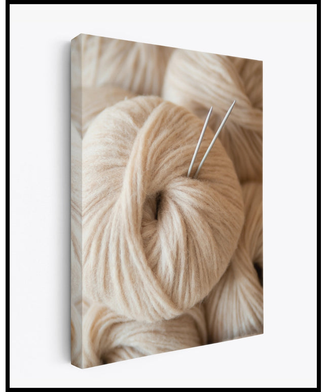 Wolle Leinwand