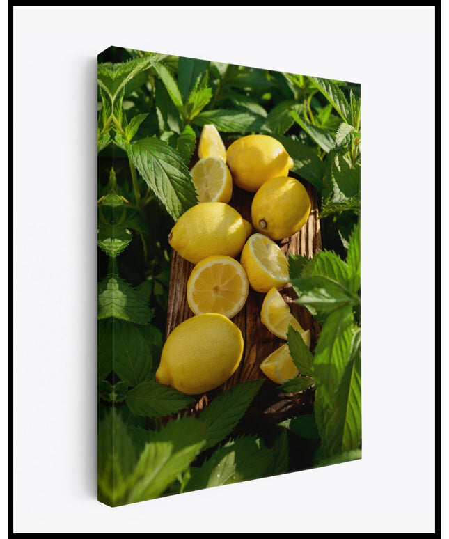 Zitronen Leinwand
