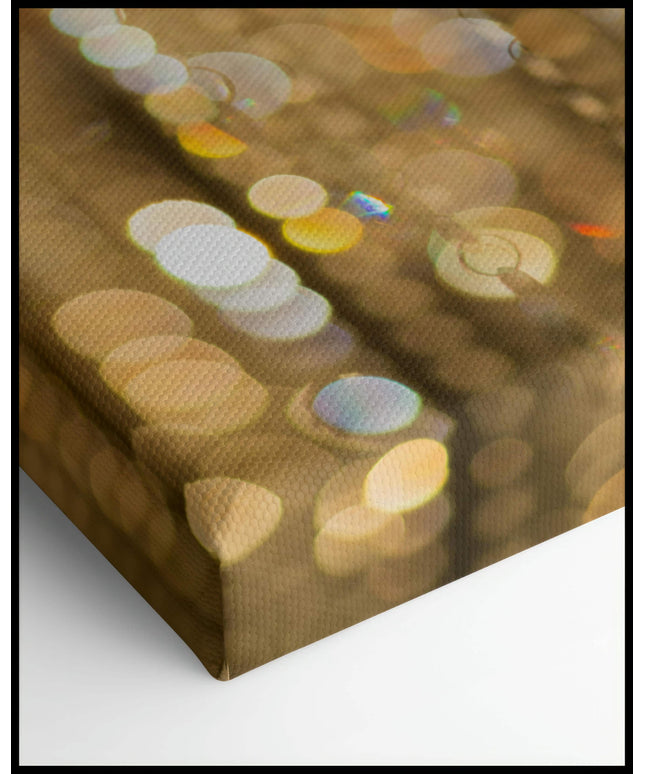 Gold Bokeh Canvas