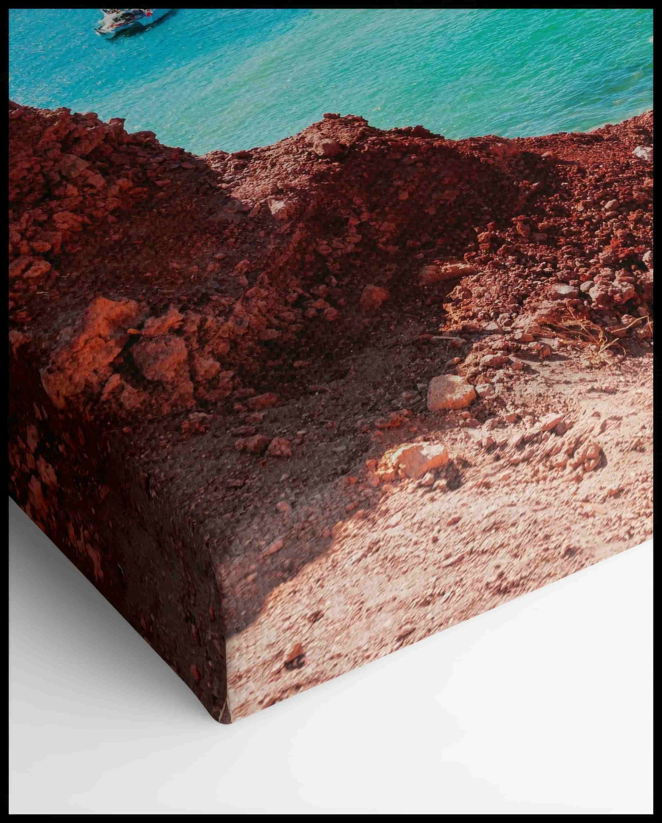 Red Beach Canvas