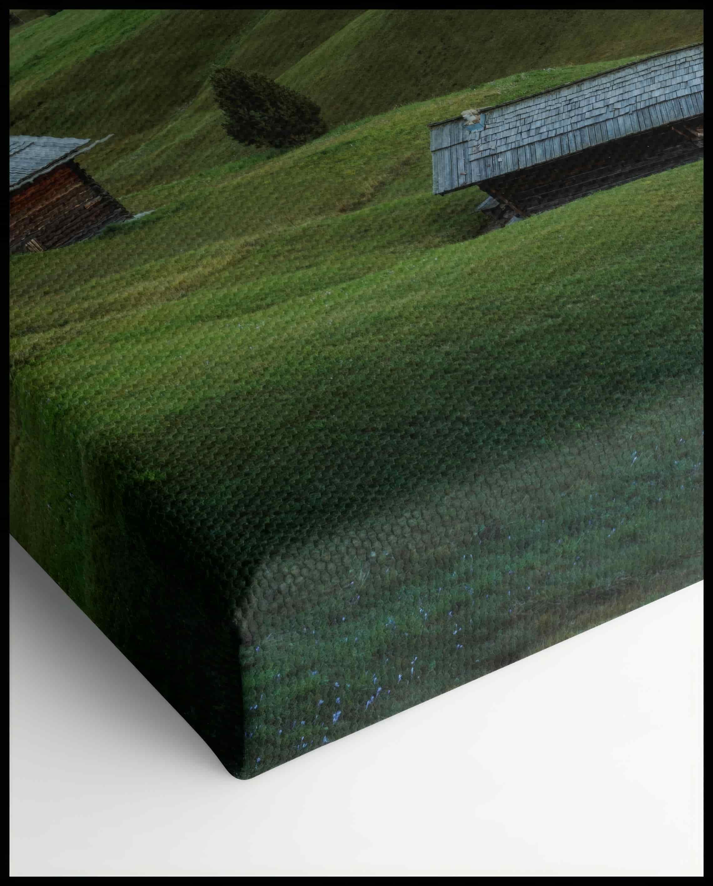 Dolomites Seisser Alm Landscape Canvas