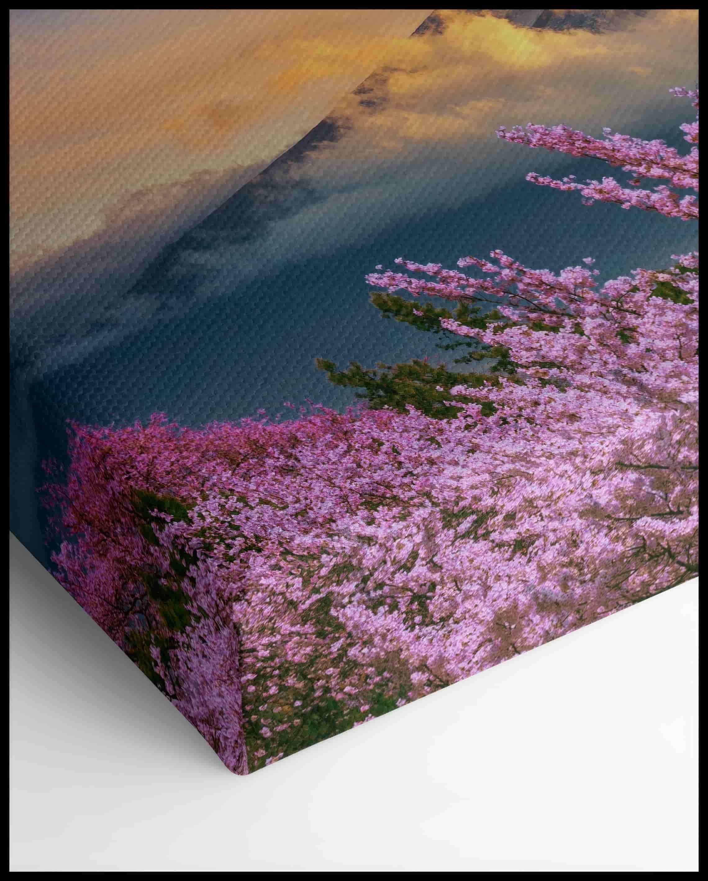 Mount Fuji at Sunset Canvas