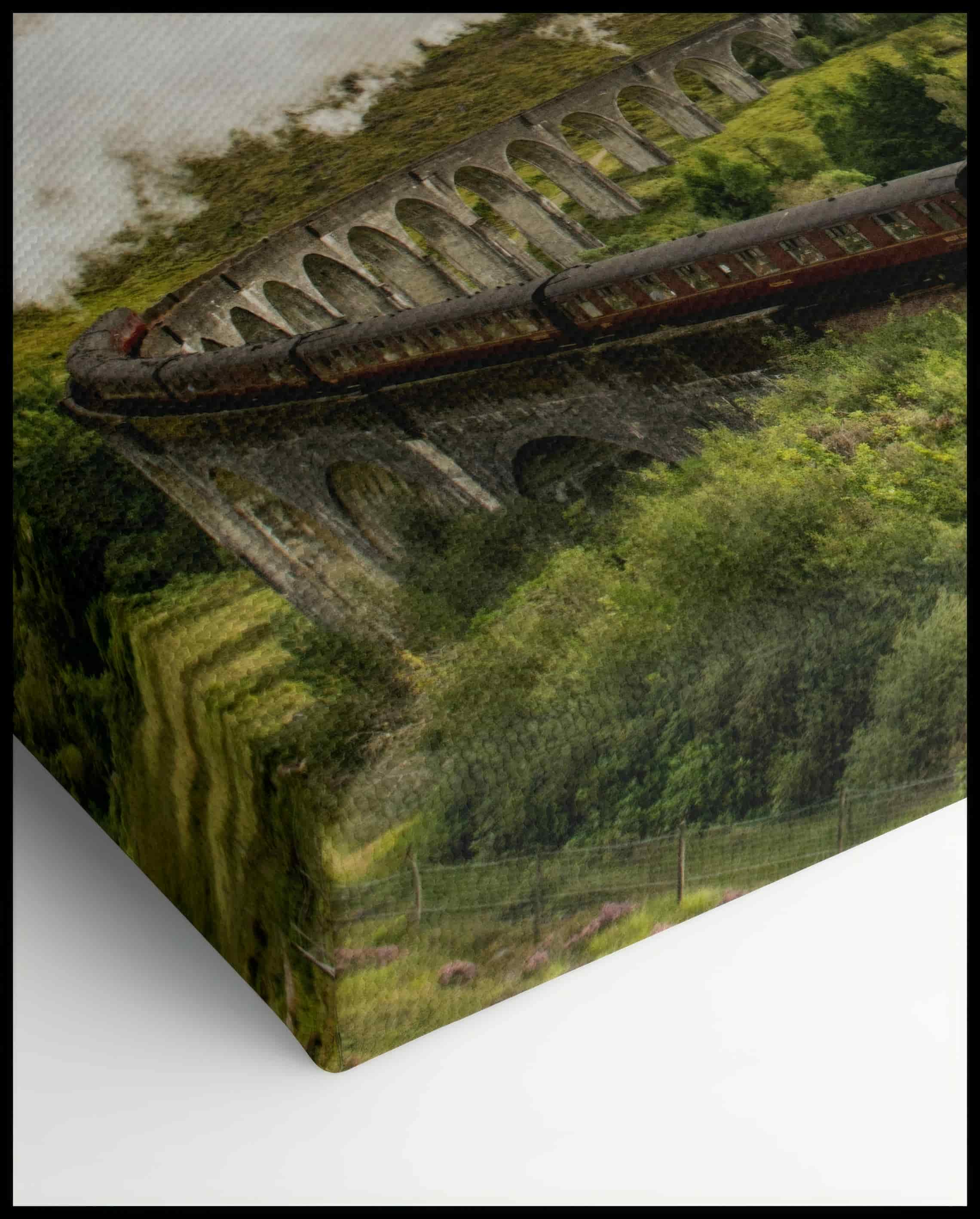 Glenfinnan Viaduct Train Canvas