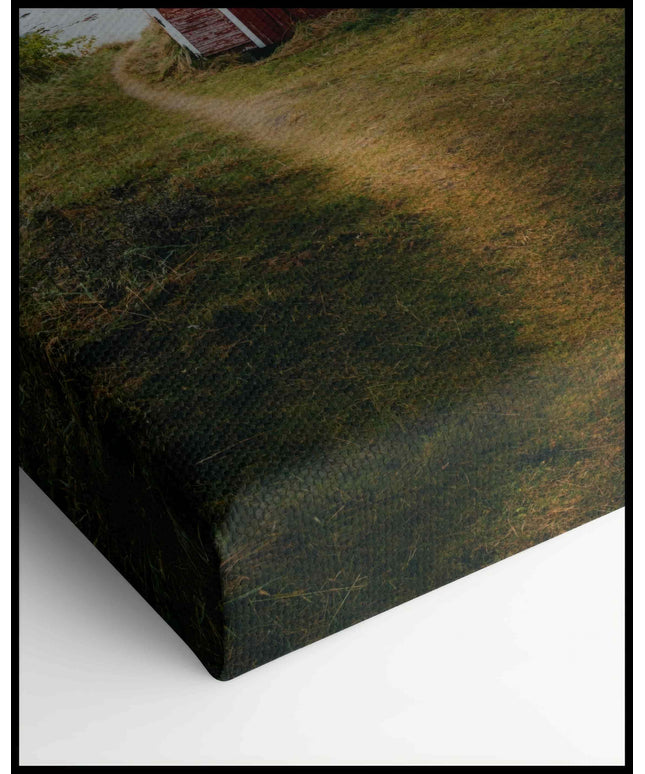 Haus am See Leinwand