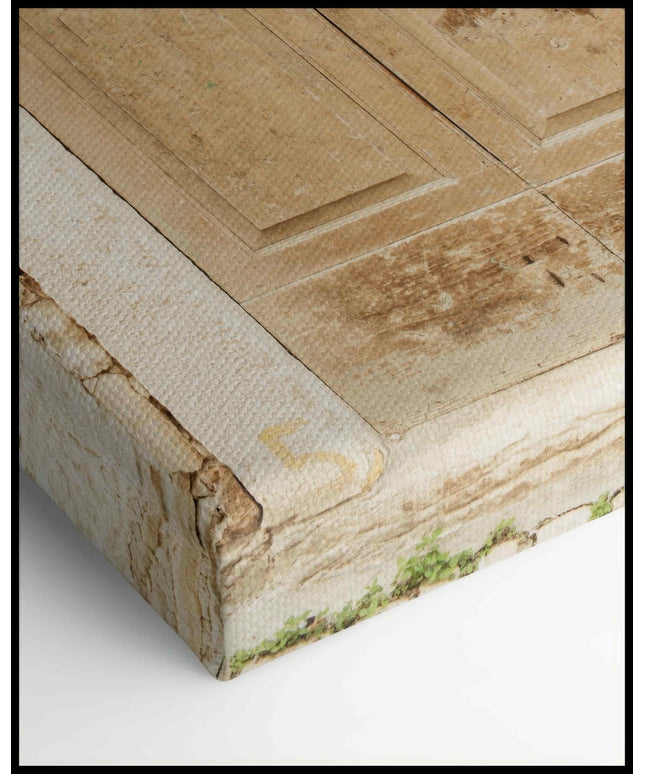 Holztür Leinwand
