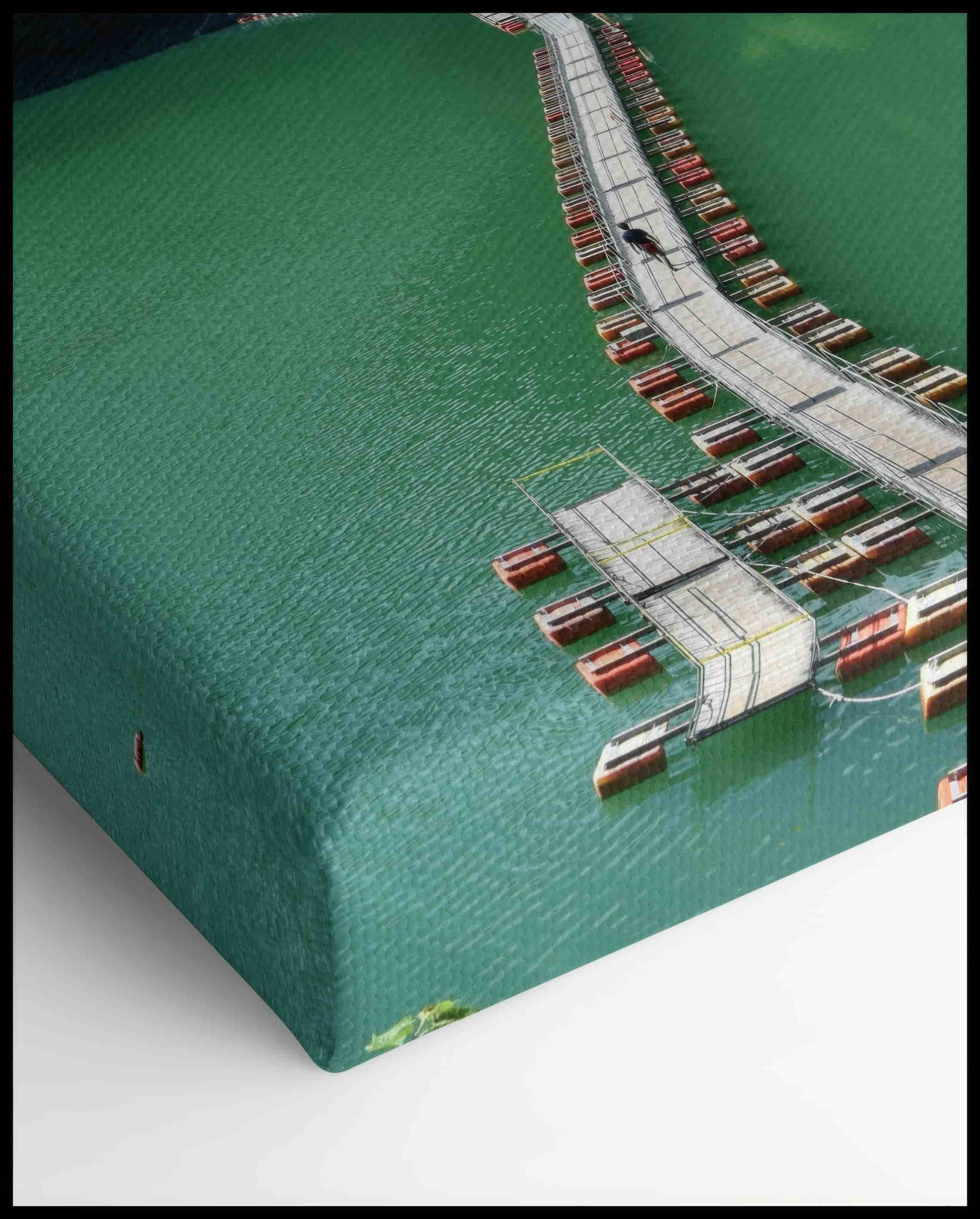 Okutama Lake Canvas