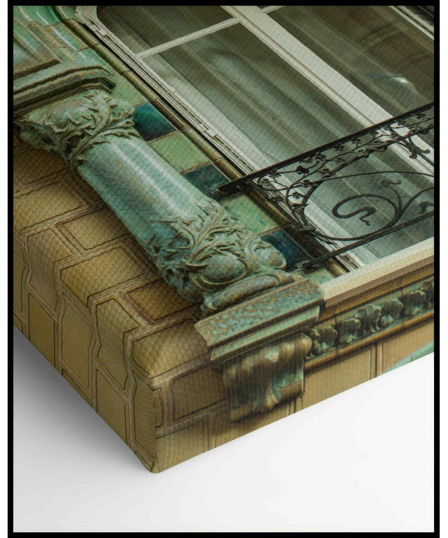 Paris Balkon Leinwand