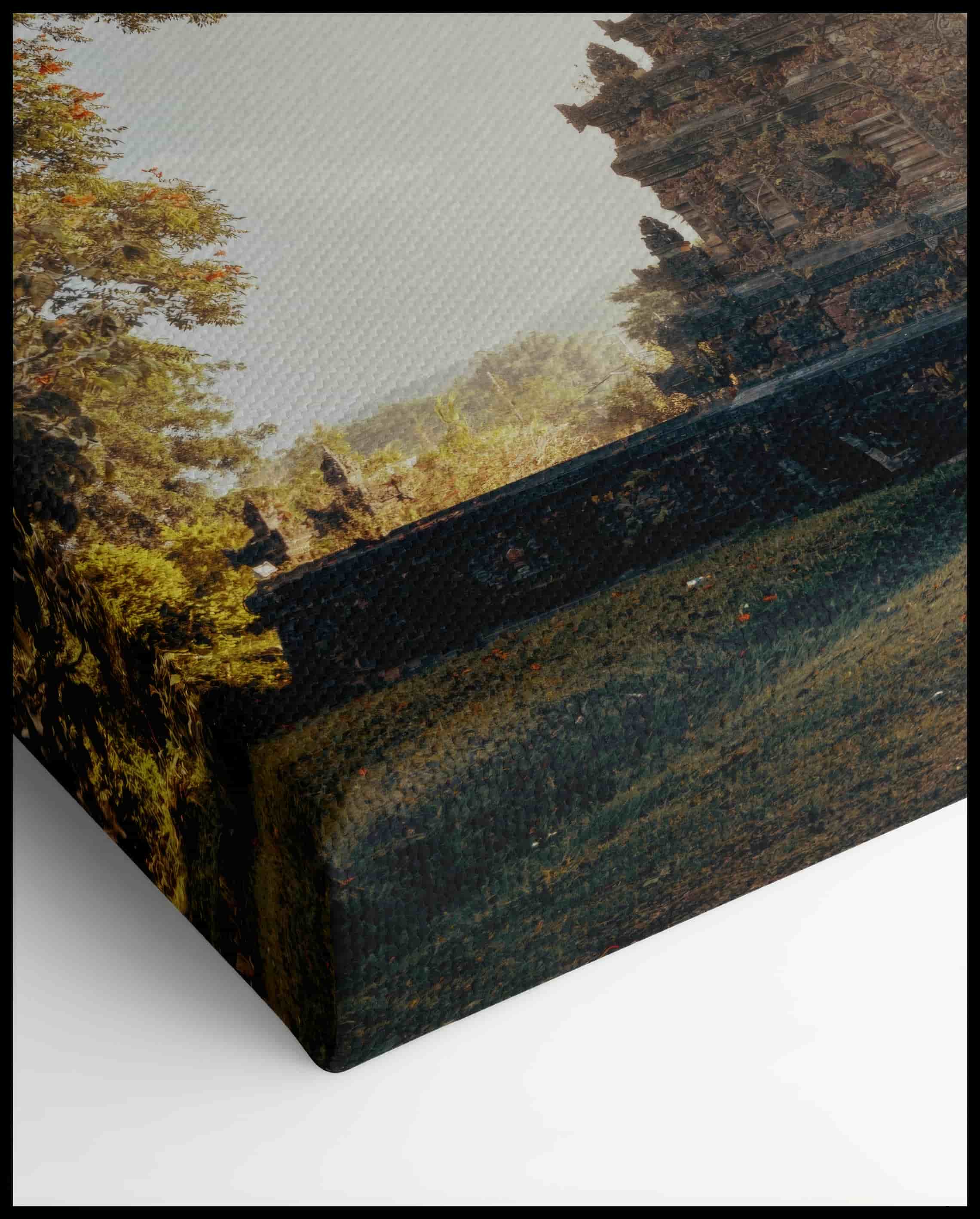 Hindu Temple Bali Canvas