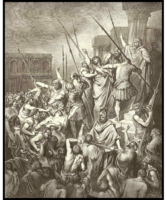 Paul is rescued from the crowd