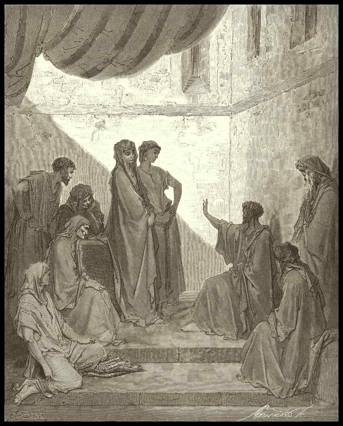 Pierre prêche dans la maison de Cornélius