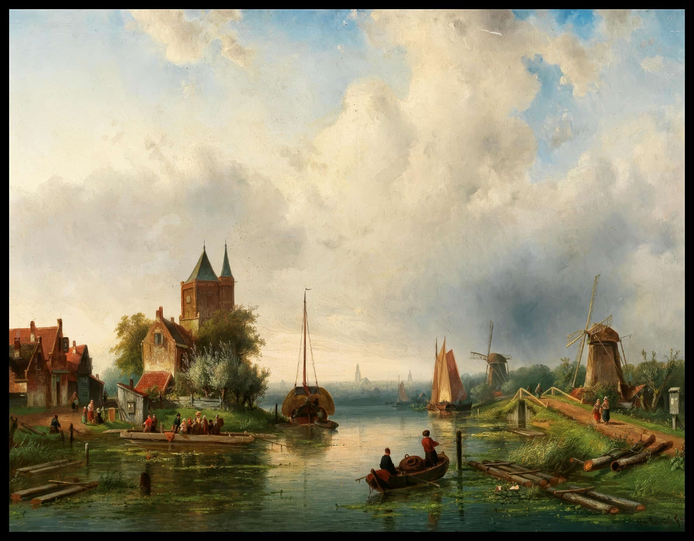 A Vast River Landscape