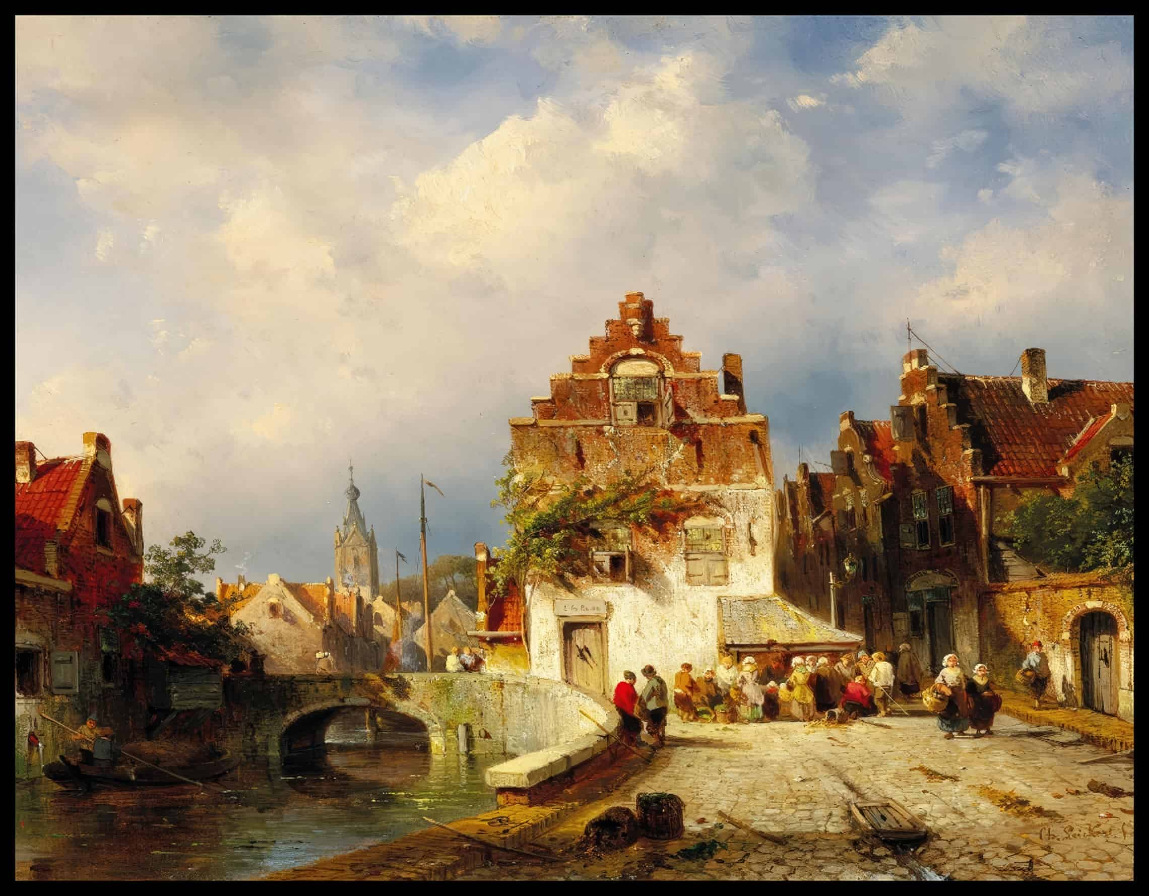 A Village Scene