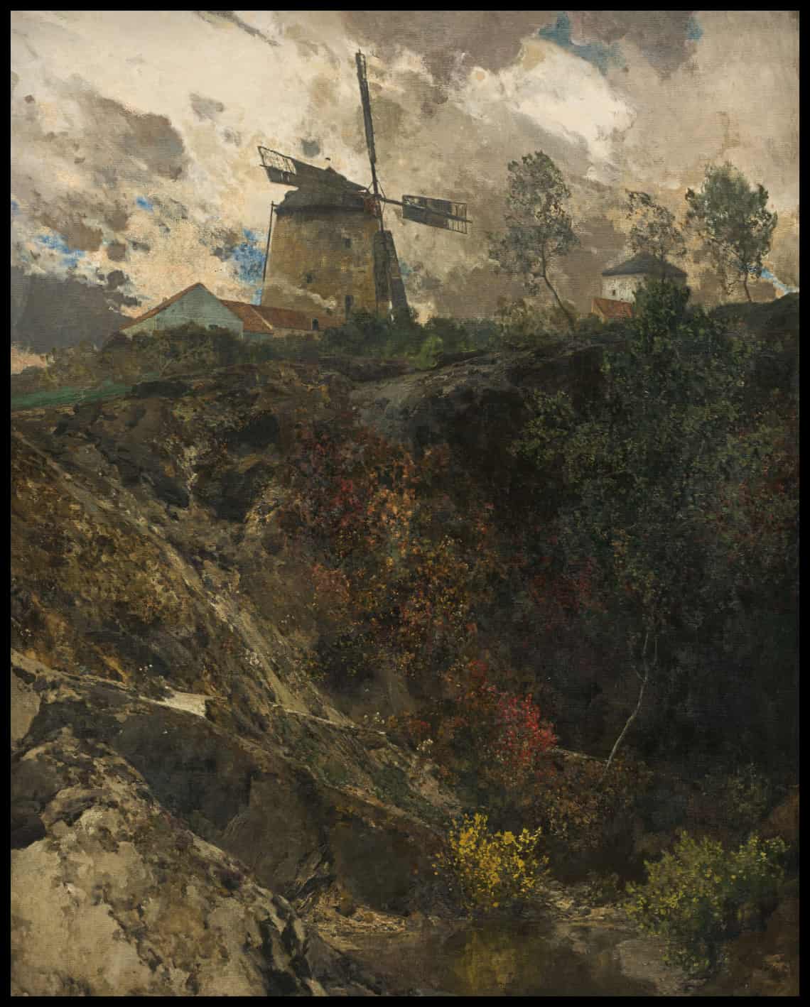 Die Windmühle bei Retz