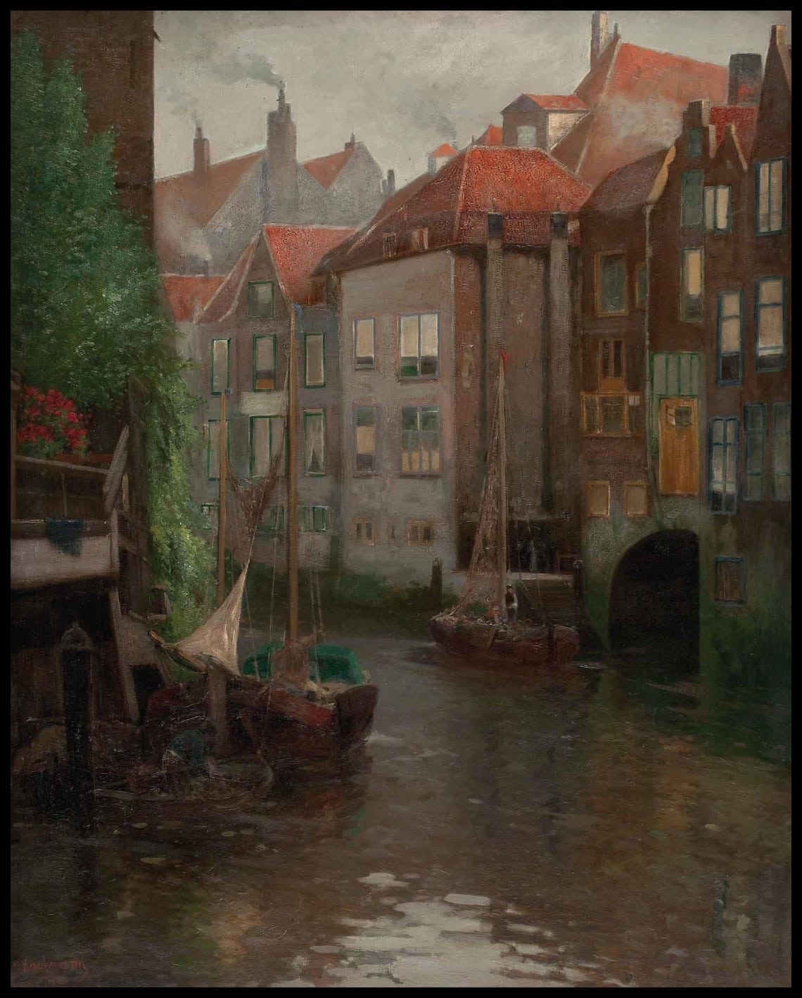 Boats in a canal