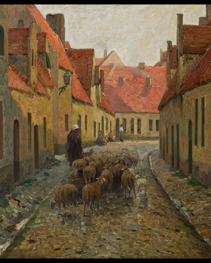 Straßenszene in Brügge