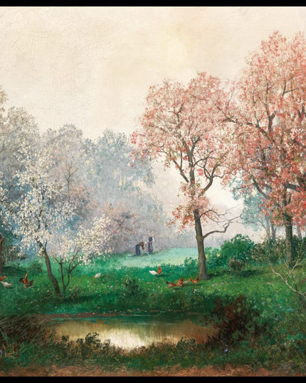 Unter blühenden Bäumen