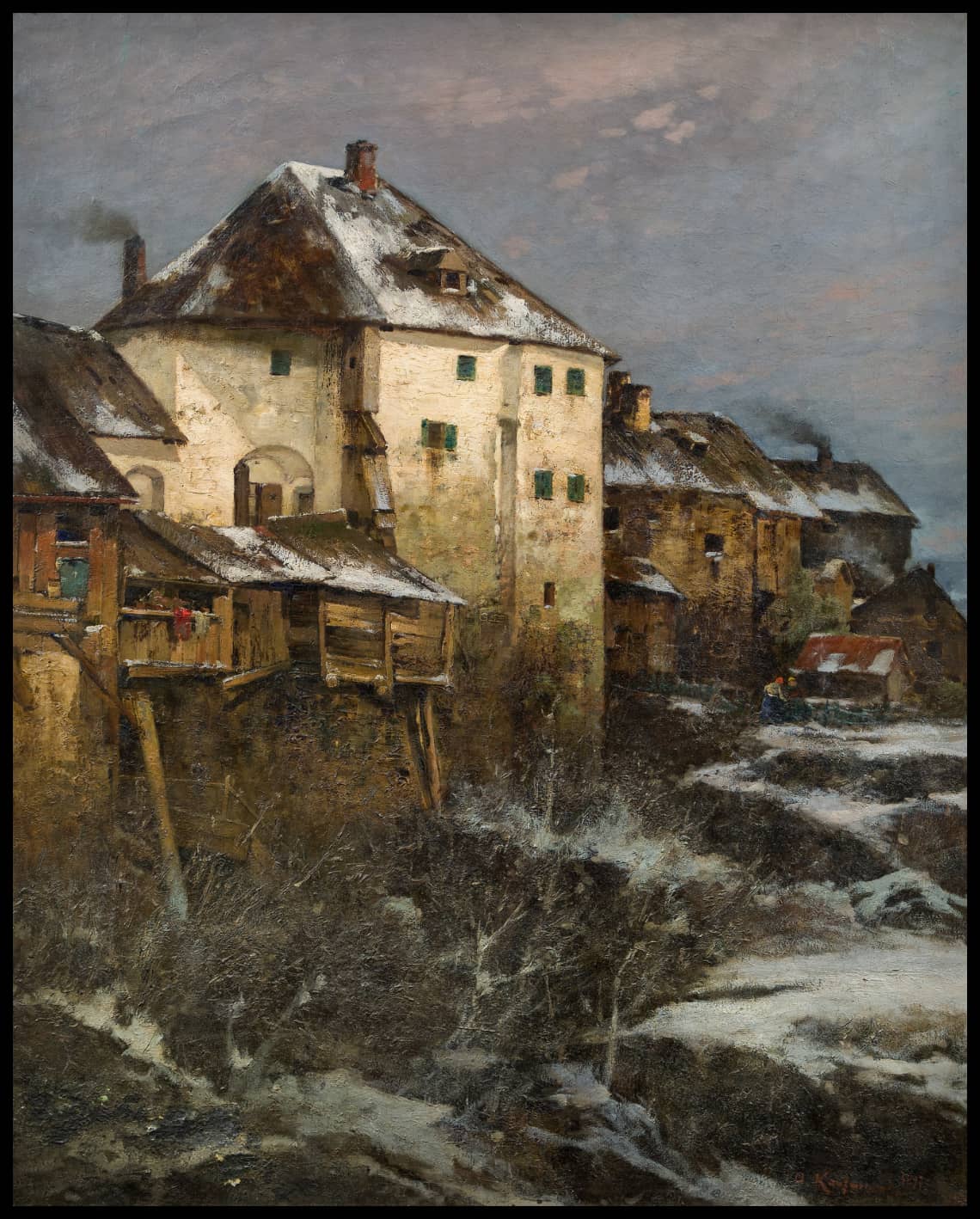 Waidhofen an der Ybbs in winter