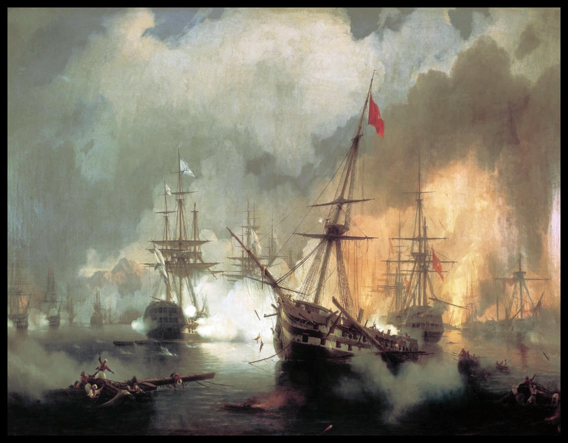 La bataille navale de Navarino
