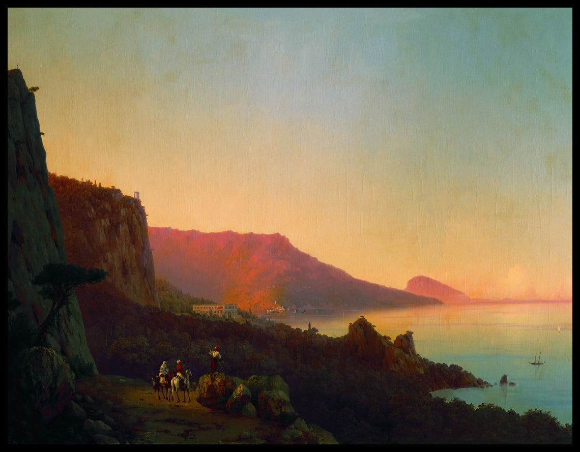 Soirée dans la Crimea Yalta