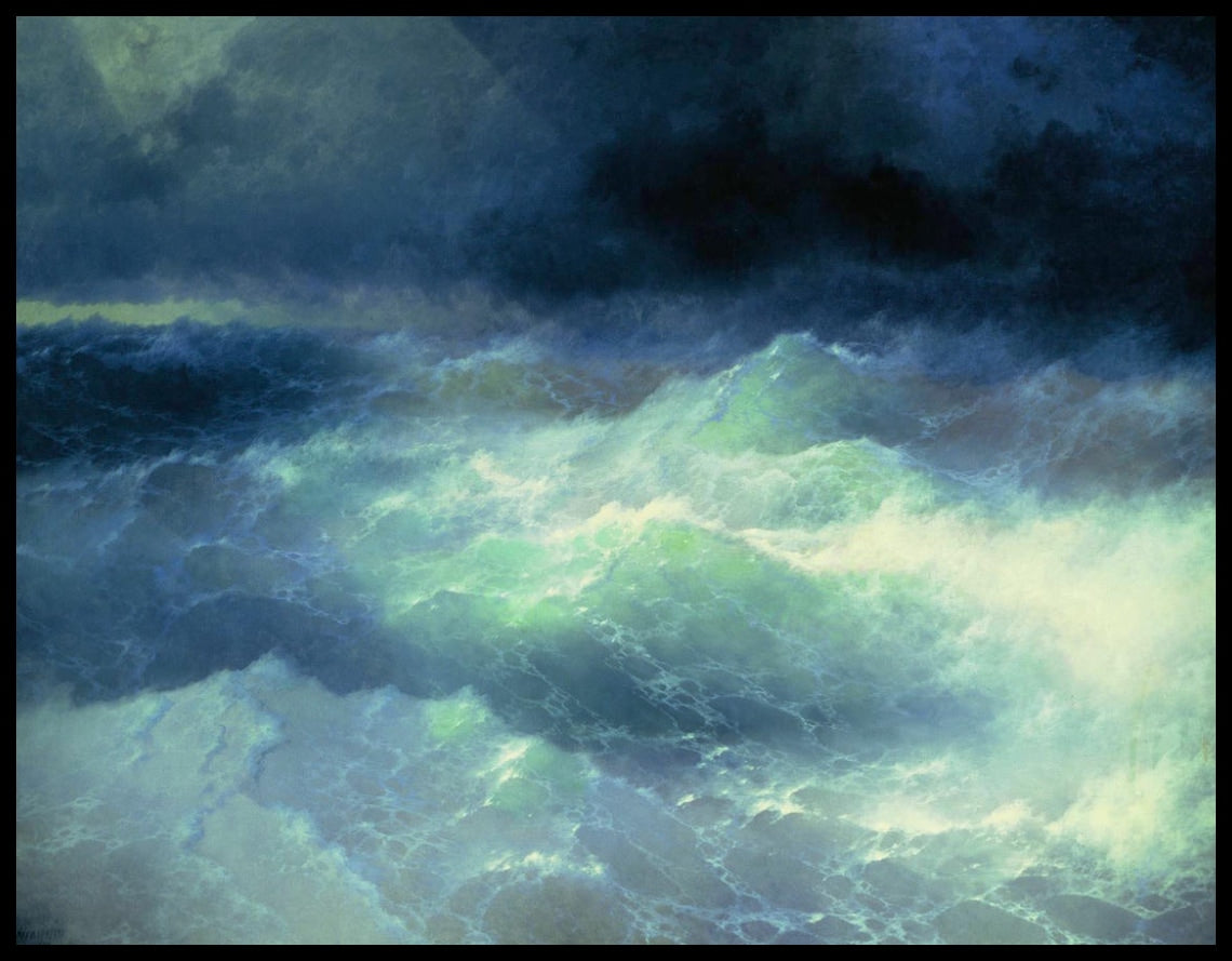 Dans les vagues
