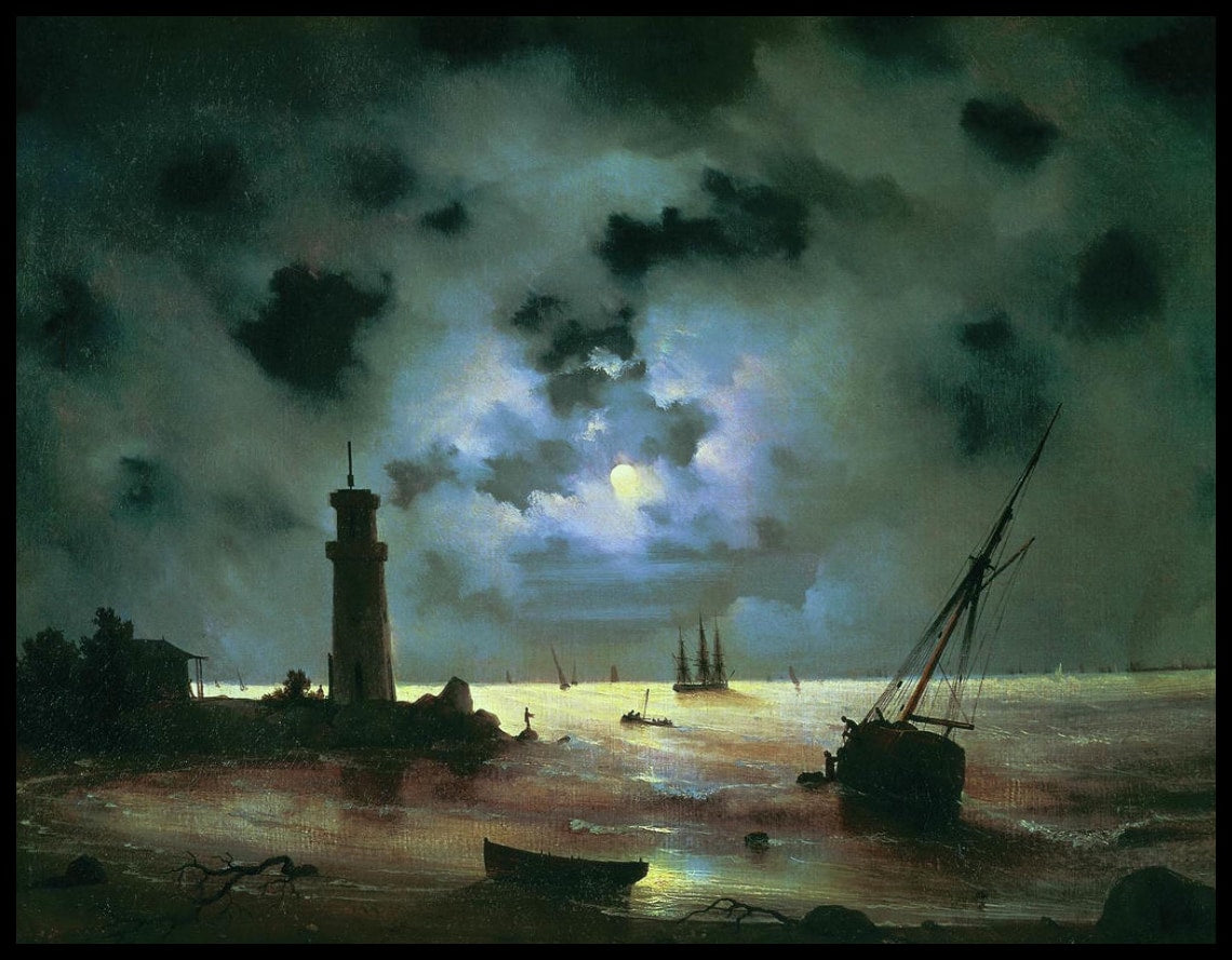Côte de nuit près de la balise