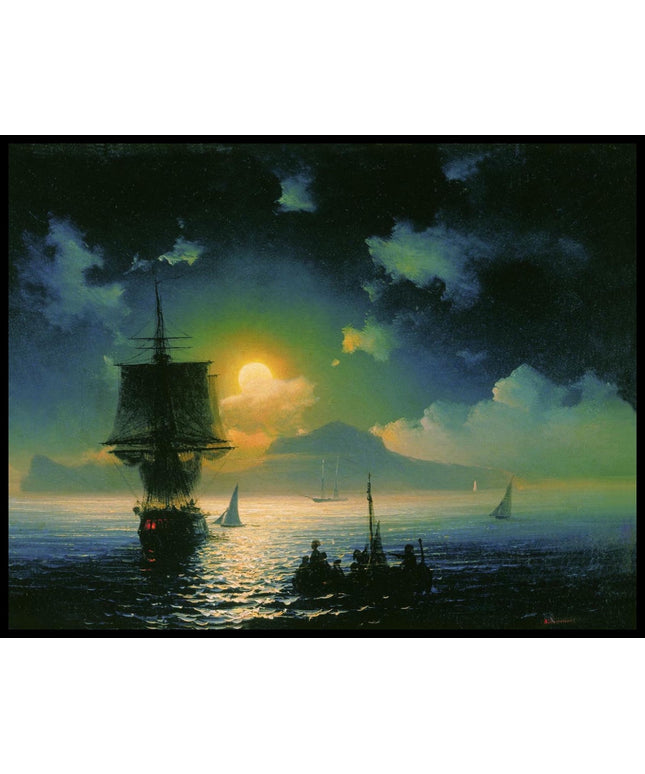 Moonlit Night on Capri