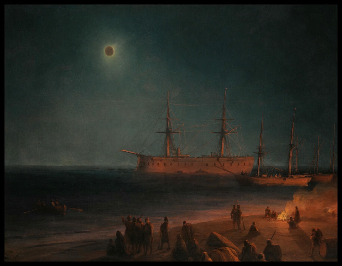 Eclipse solaire à Feodosia