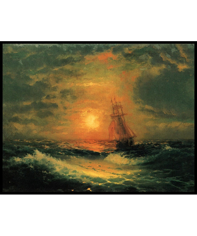 Sonnenaufgang auf See