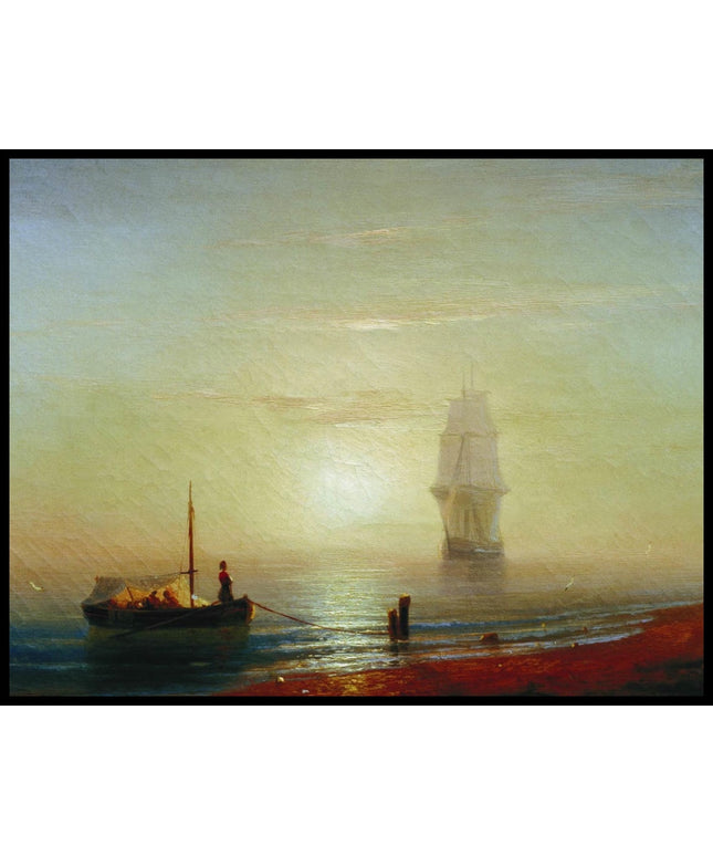 Sonnenaufgang auf See