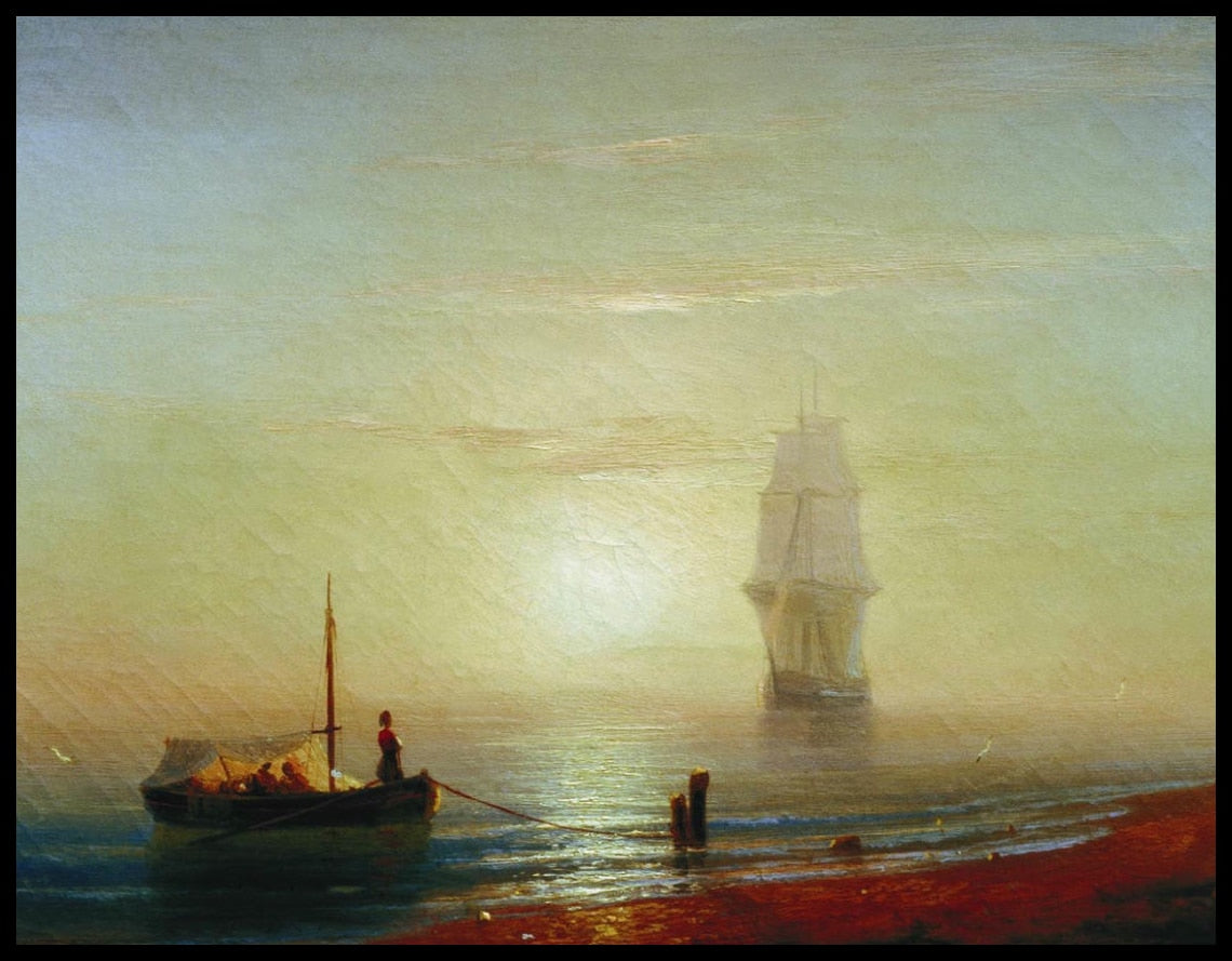 Lever de soleil en mer