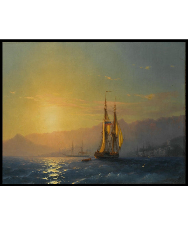 Sonnenaufgang auf See