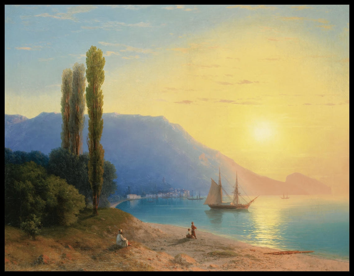 Lever de soleil sur Yalta