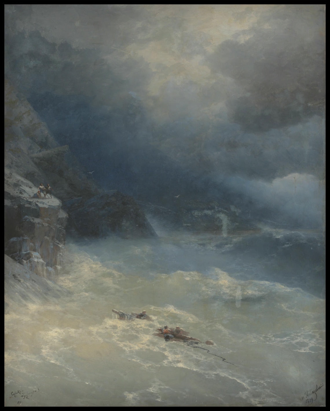 Tempête au cap Aya