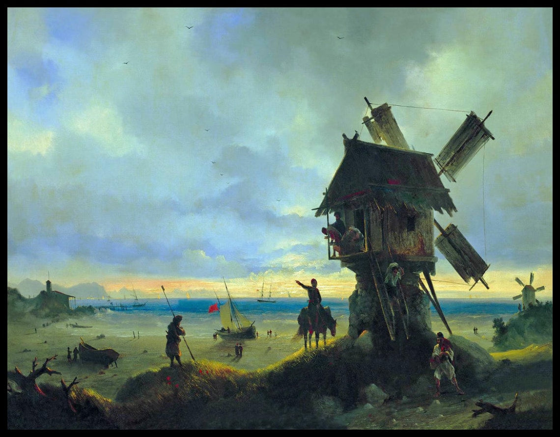 Windmühle am Meer